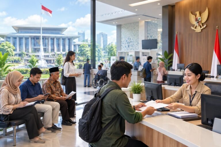 Ilustrasi pemerintah Indonesia dan masyarakat